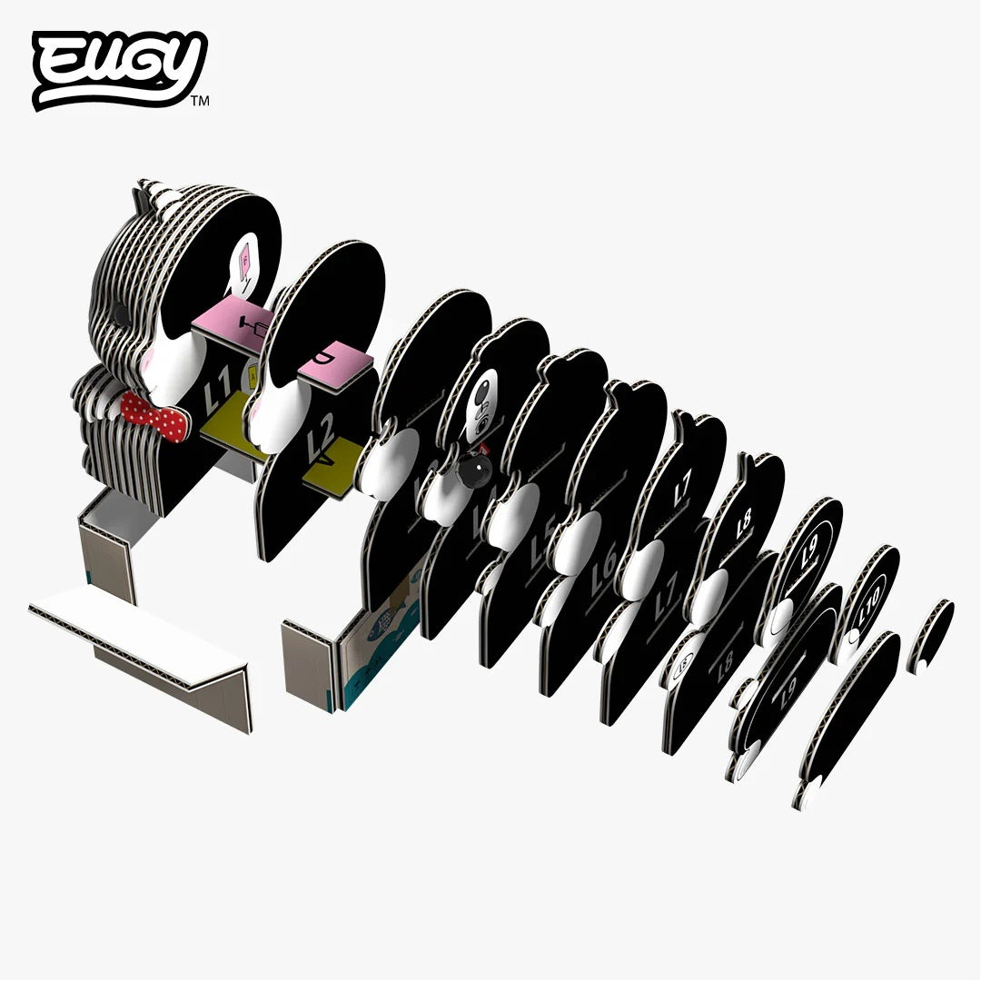 3D Cat Tuxedo ( 089 )