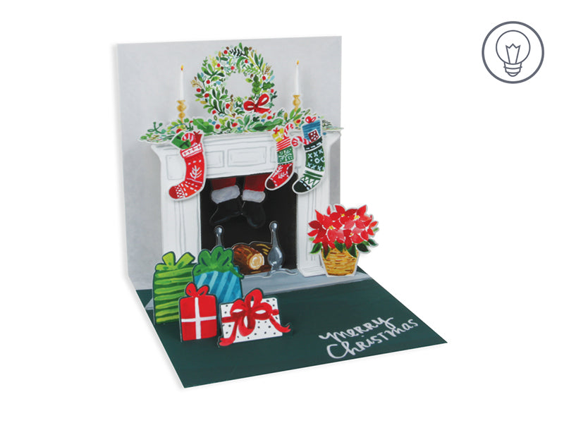 HOLIDAY MANTLE W/ LIGHT ( 1308LIT )