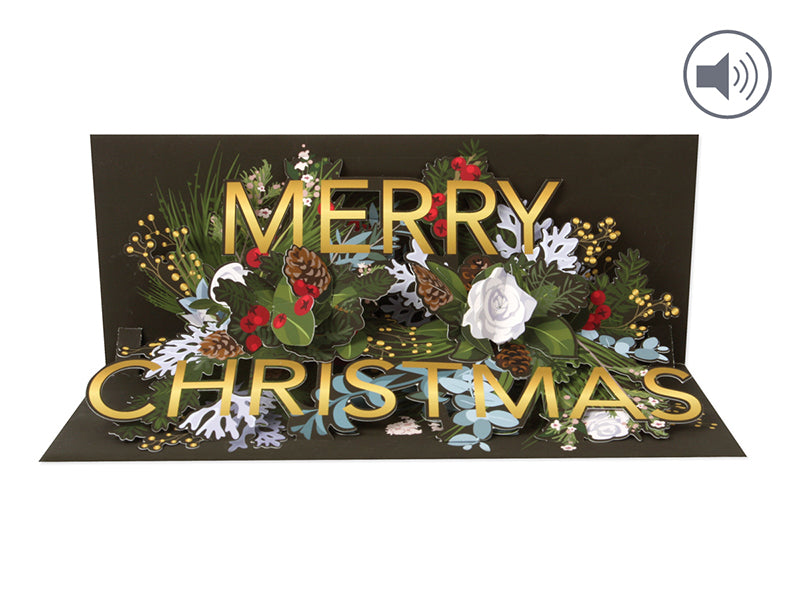 GOLDEN CHRISTMAS W/ SOUND ( A324AUD )