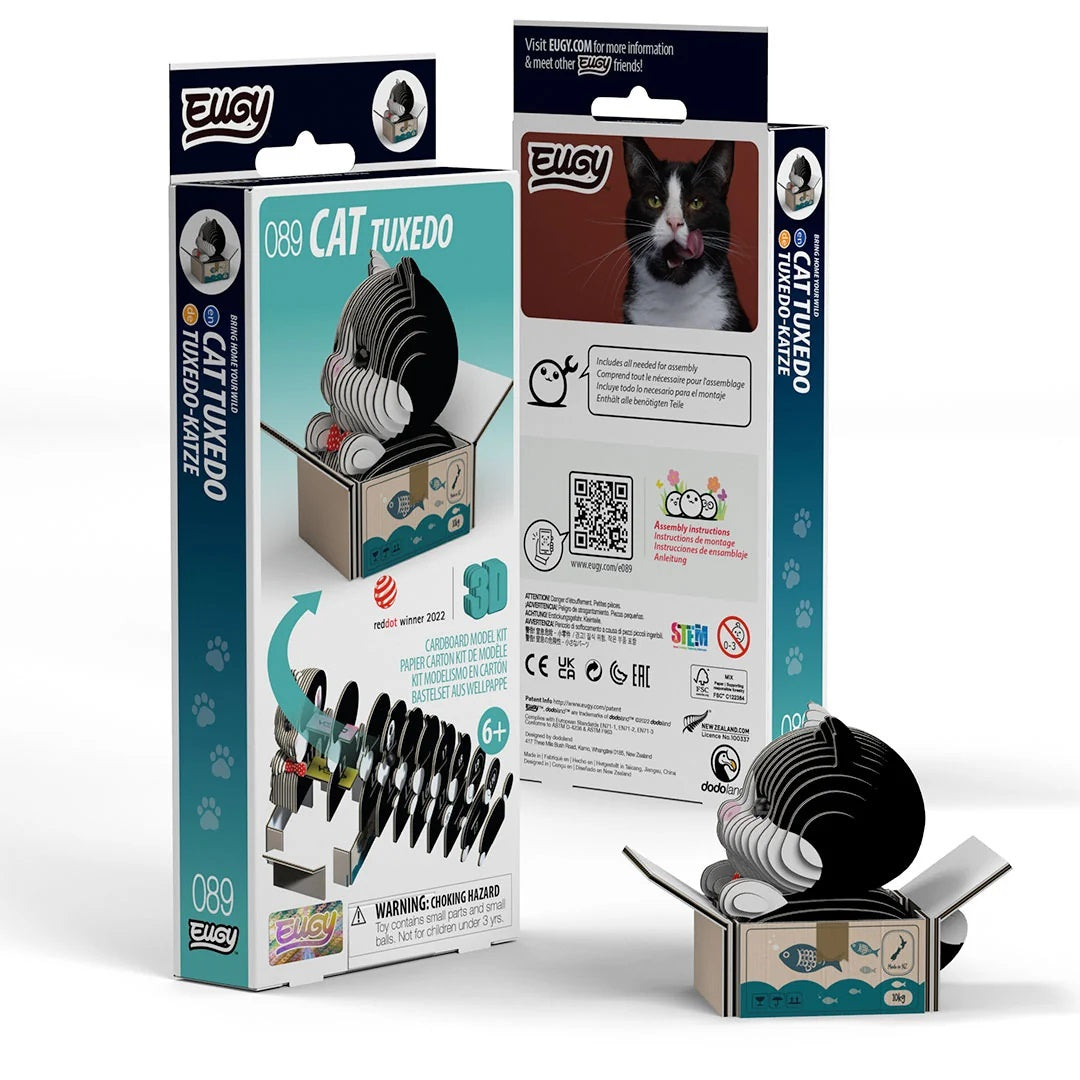 3D Cat Tuxedo ( 089 )
