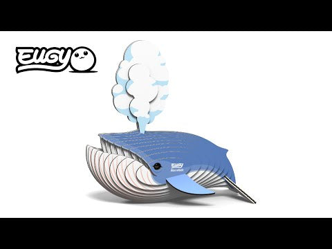 A YouTube instructional video for the Blue Whale 3D puzzle by Eugy.